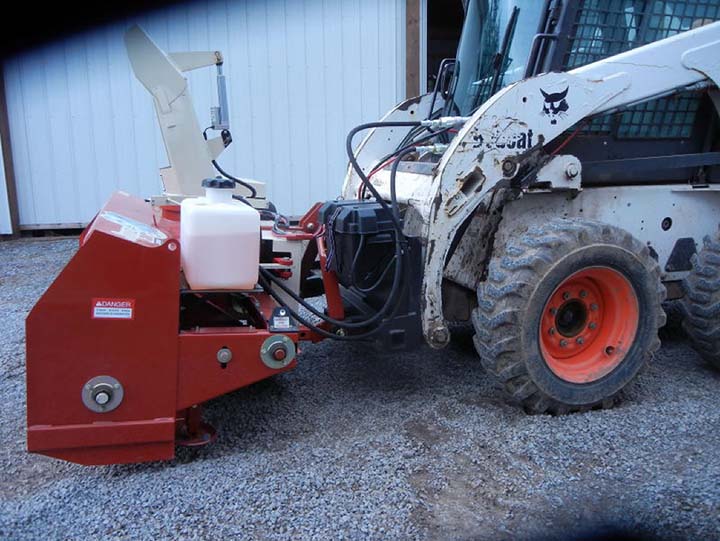 snowvac skidsteer snowblower