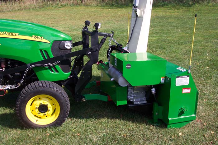 snovac front mounted snowblower